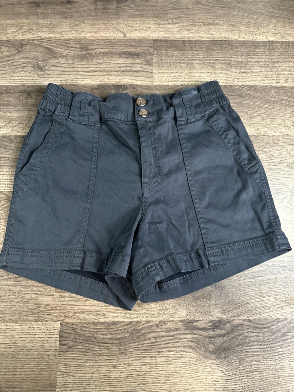 BKE Navy  Shorts with Button Front size 24